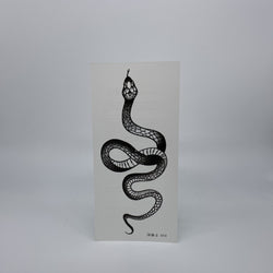 Black Snake Tattoo (Medium)