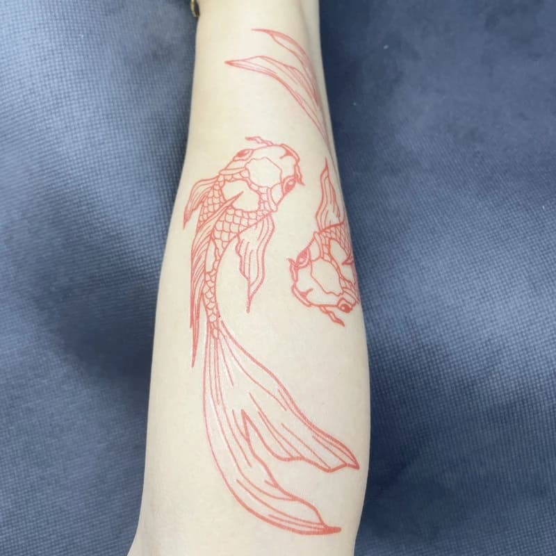 Koi Red Tattoo