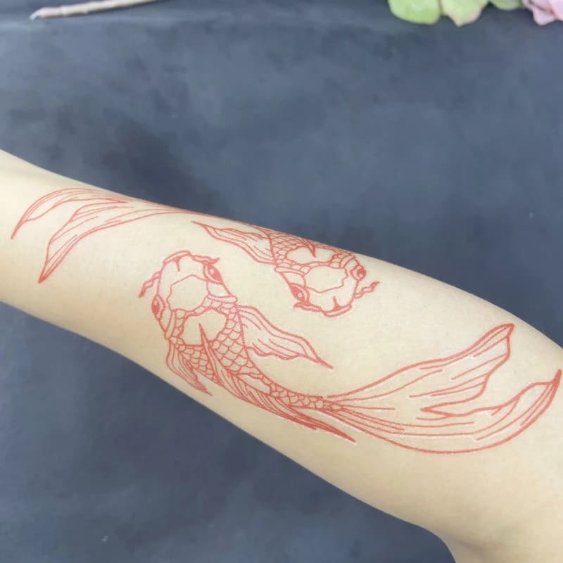 Koi Red Tattoo