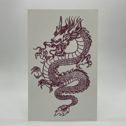 Asian Dragon Tattoo - Red Edition